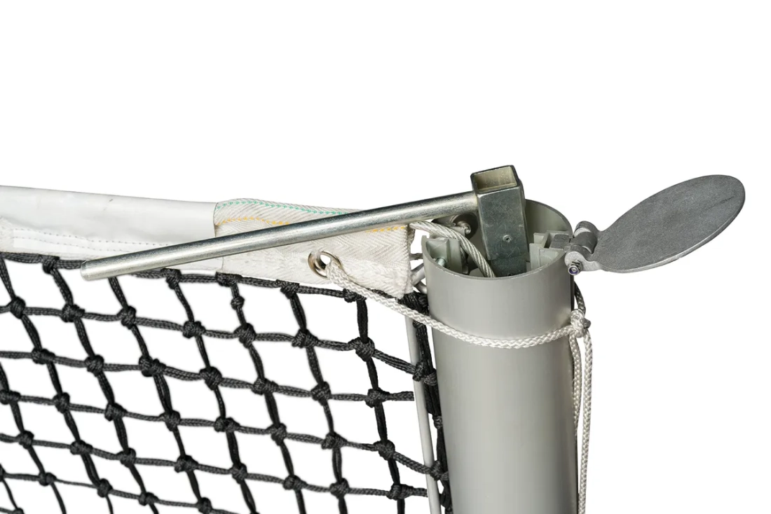Afgeronde tennispalen