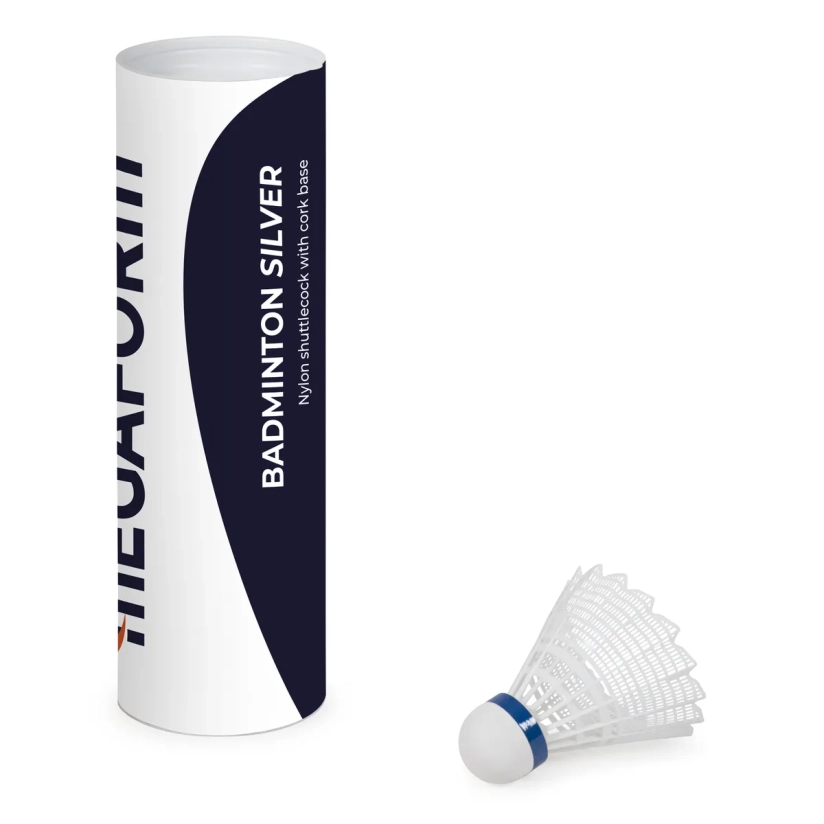 Tube de 6 volants Megaform Silver Tournament