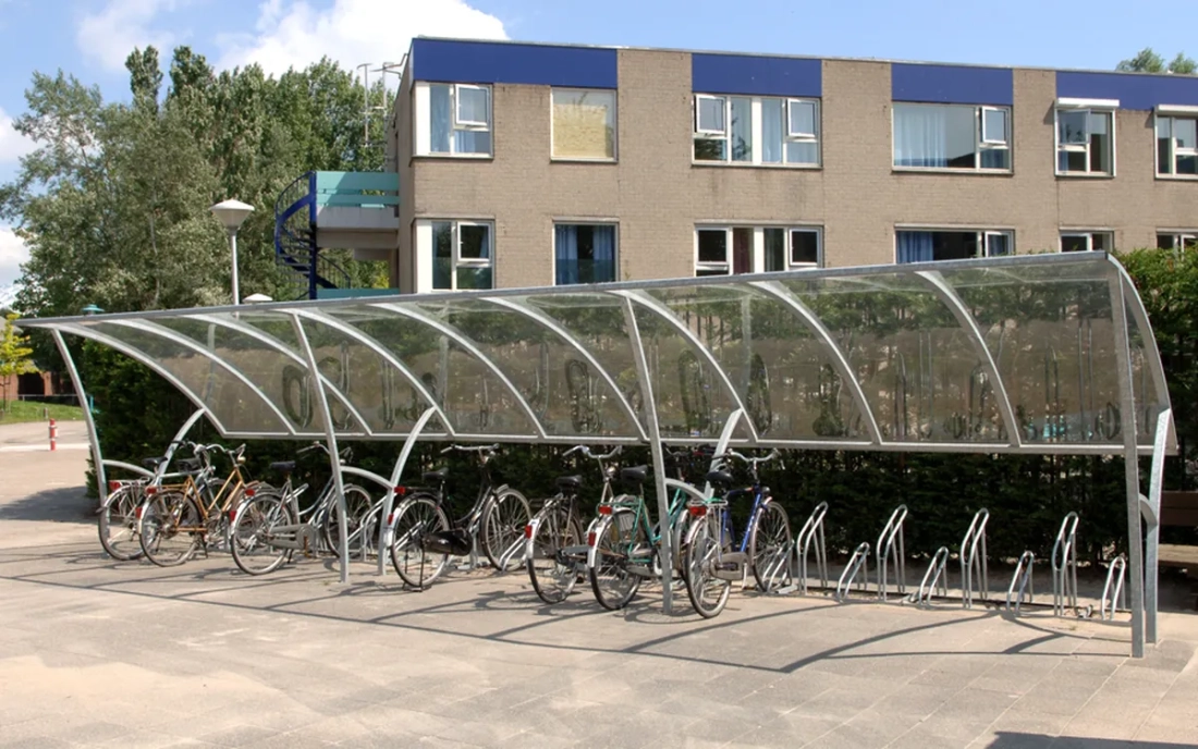 Abris à Vélo Ligna Unilatéral - Base 3 m