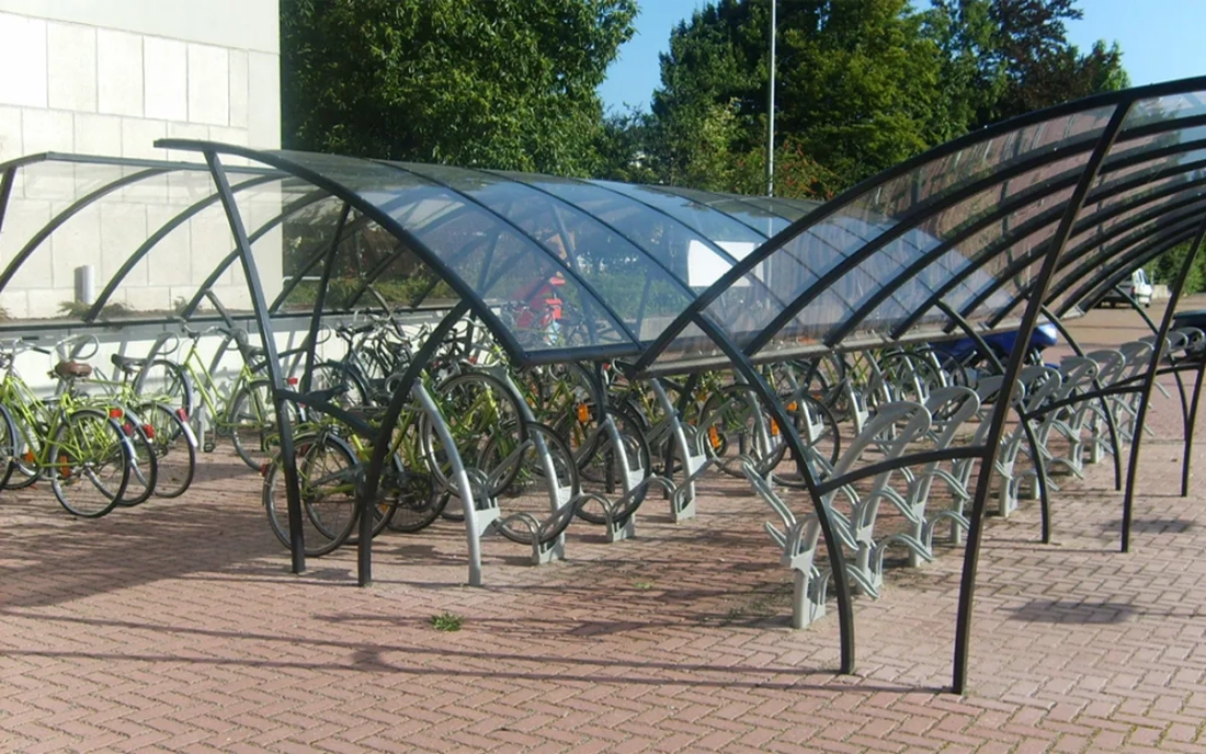 Abris à Vélo Ligna Unilatéral - Base 3 m