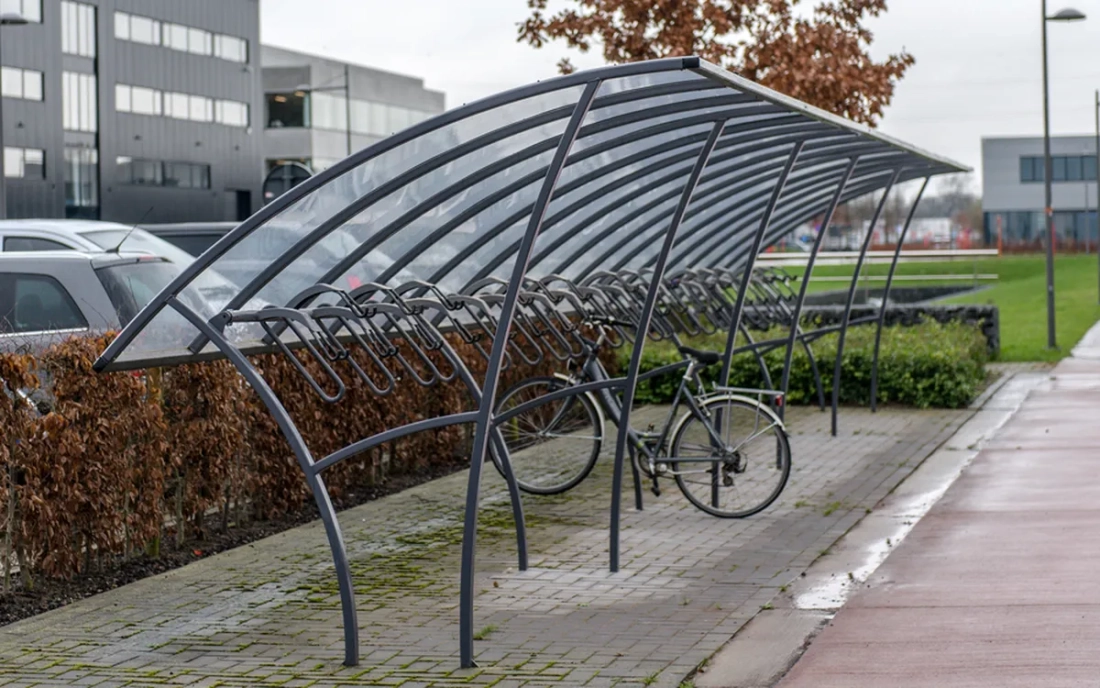 Abris à Vélo Ligna Unilatéral - Base 3 m