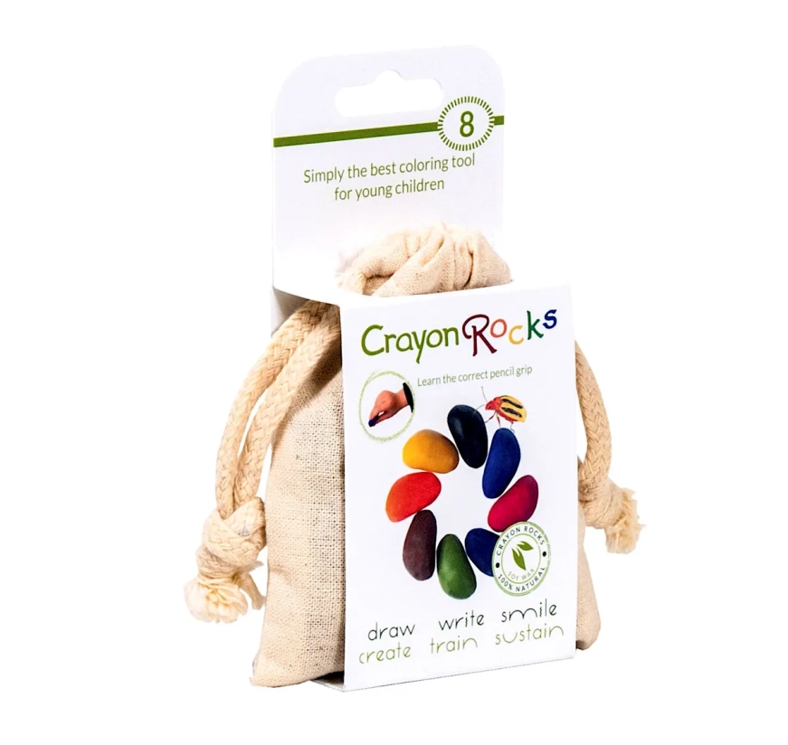 Pochette de 8 crayons de cire Crayon Rocks