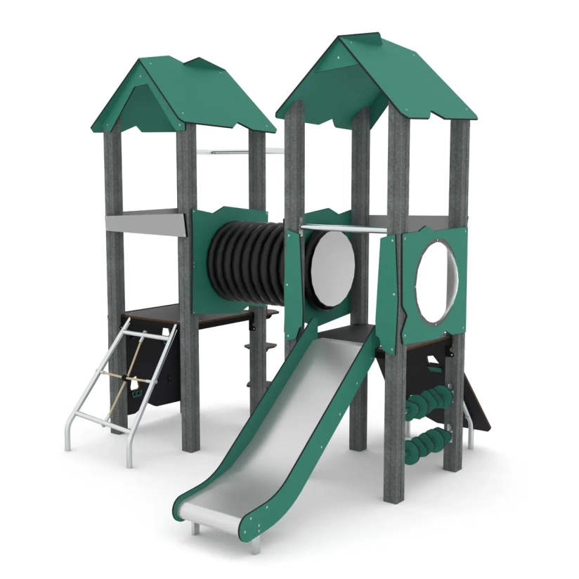 Module 2 torens in gerecyclede materialen