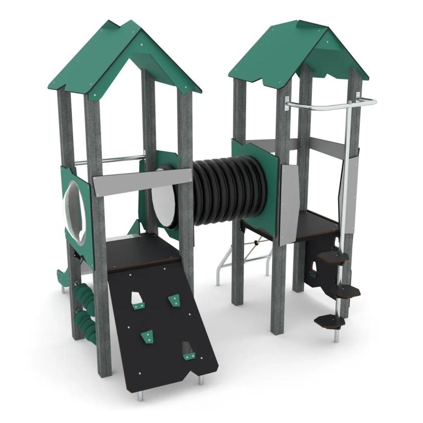 Module 2 torens in gerecyclede materialen