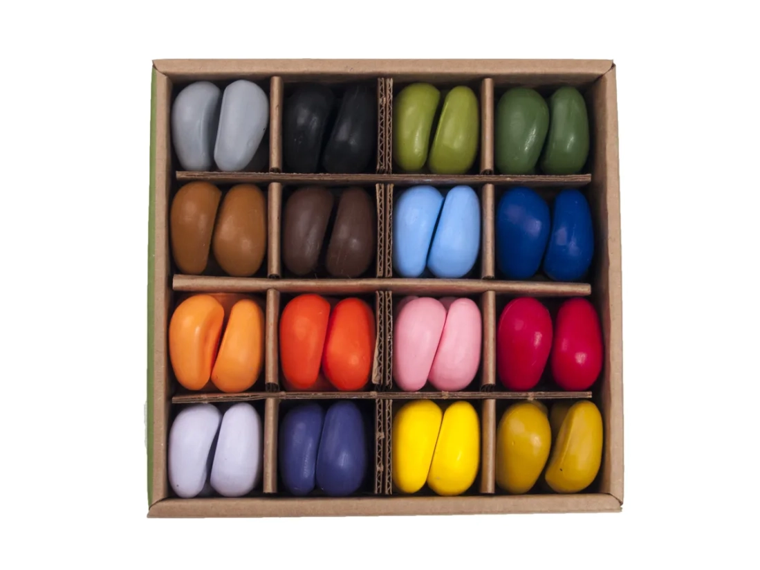 Boite de 64 crayons de cire Crayon Rocks
