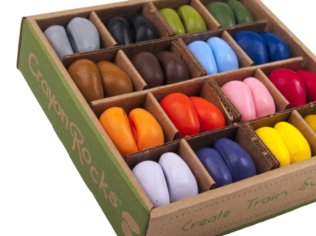 Boite de 64 crayons de cire Crayon Rocks