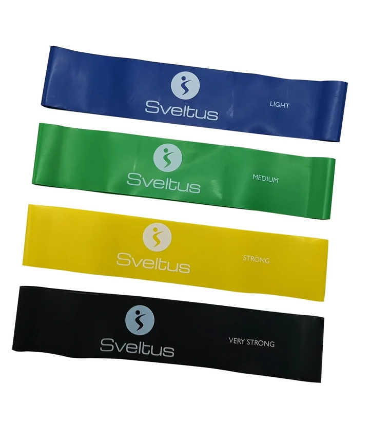 Lot de 4 bandes latex d'exercices