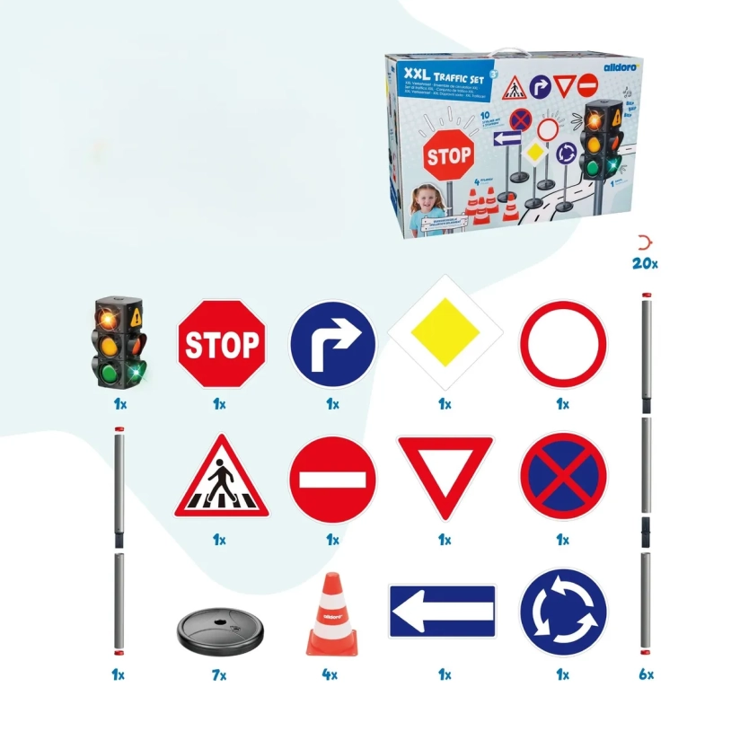 Verkeersbordenset XXL