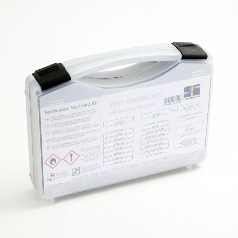 Verification Standard Kit MD100/MD200 Zero/430/530/560/580/610/660 nm