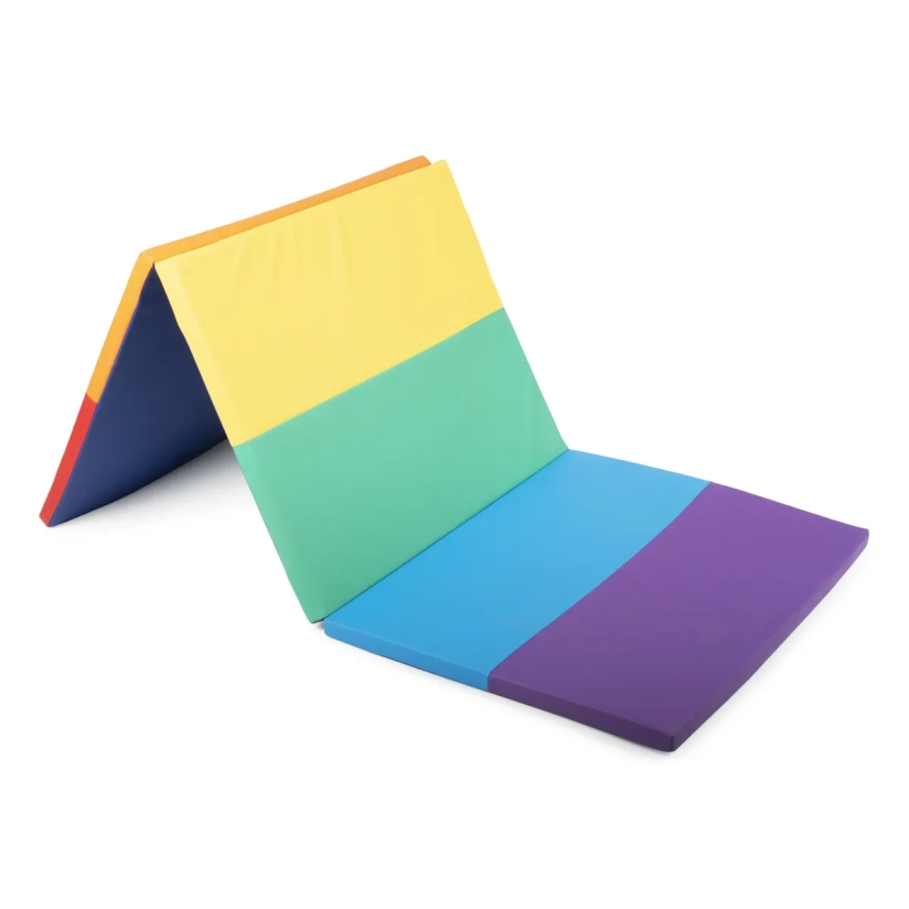 Opvouwbare regenboogspeelmat