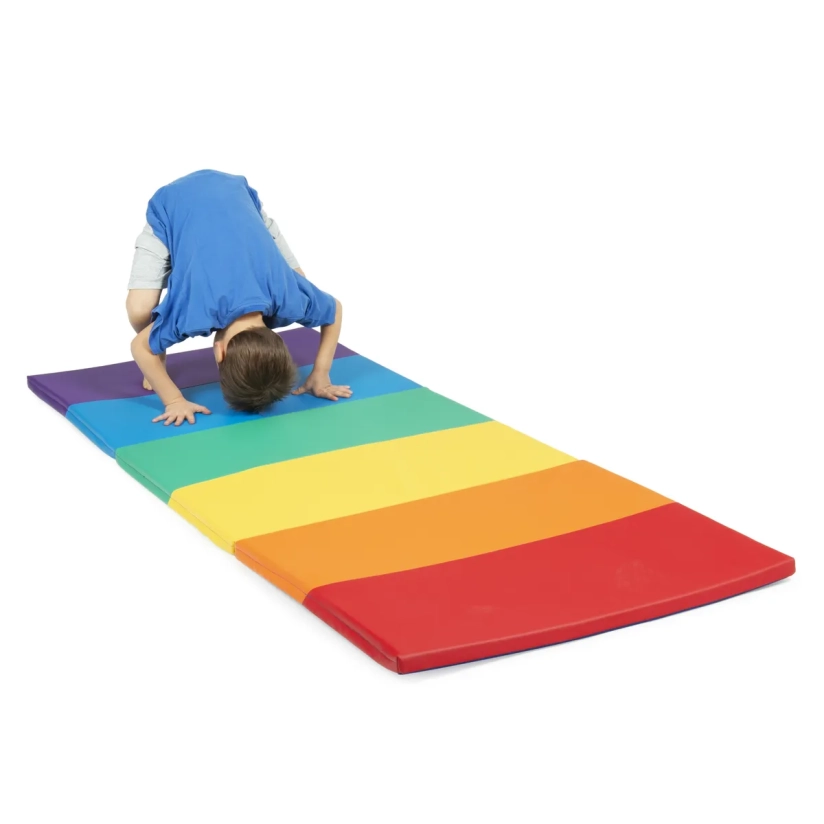 Opvouwbare regenboogspeelmat