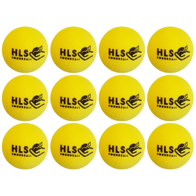 Lot de 12 balles de blind tennis