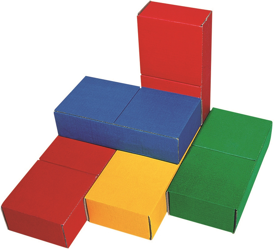 Lot de 32 briques en carton