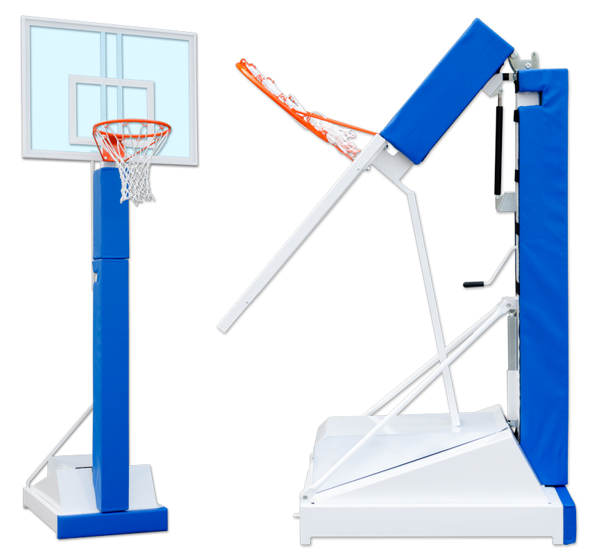 Tour mobile de basket-ball scolaire