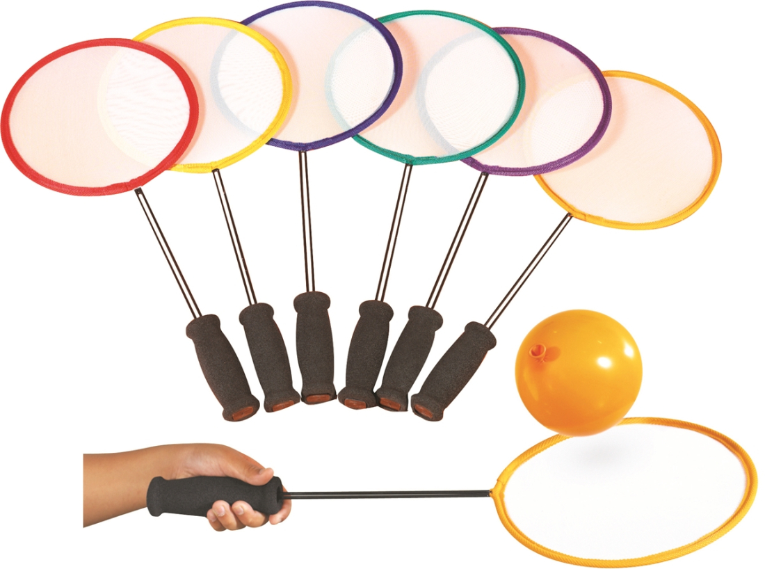 Kit de 6 raquettes ini badminton & ballons