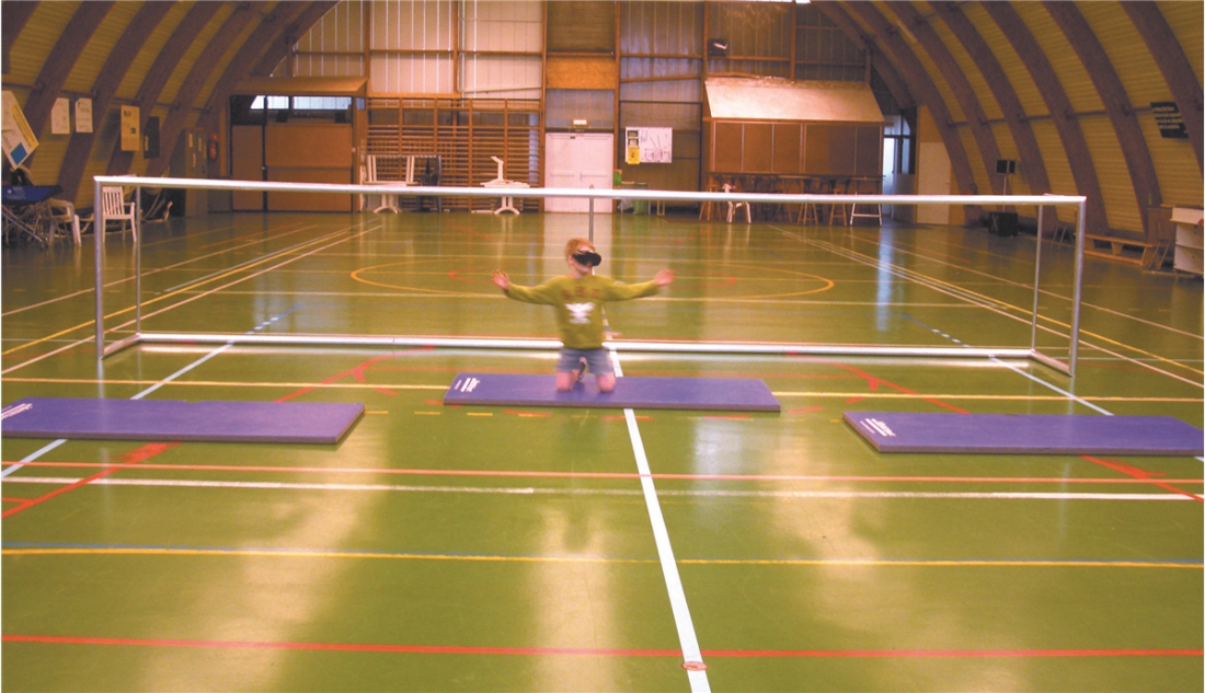 But de torball avec filet