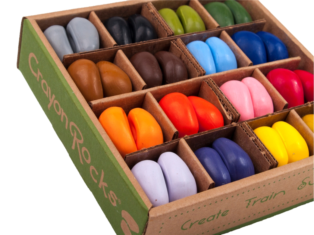 Boite de 64 crayons de cire Crayon Rocks