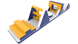 De Brug - Opblaasbaar kinderparcours