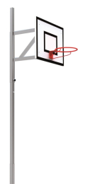 Verstelbare basketbalinstallatie - overhang 100 cm