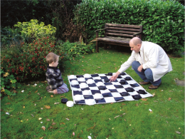 Jeu de dames géant