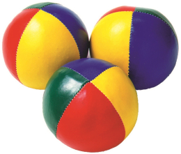 Lot de 3 balles à grains