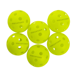 Lot de 6 balles de pickleball Megaform Indoor