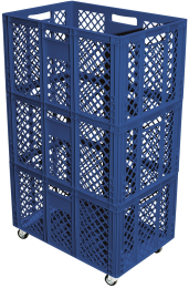 Trolley pour multitubes 60x106x40cm