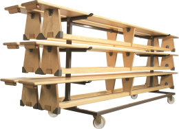 Chariot de transport pour bancs de gymnastique (max.400cm)