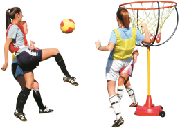 Panier géant foot-basket - Système complet
