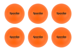 Lot de 6 balles de hockey scolaires