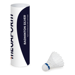 Tube de 6 volants Megaform Silver Tournament