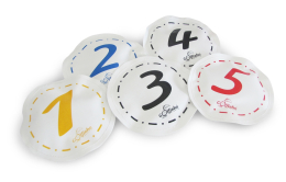 Lot de 5 chiffres lestés