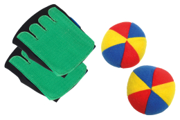 Gants velcro et balles soft