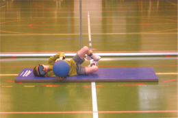 But de torball avec filet