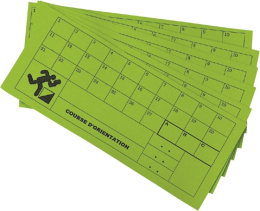 Lot de 100 cartons de contrôle