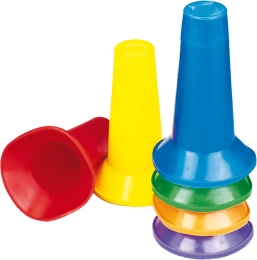 Lot de 48 mini cônes