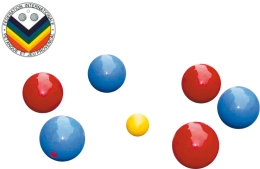 Set van 6 PVC petanqueballen