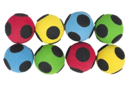 Lot de 8 balles velcro