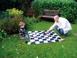 Jeu de dames géant