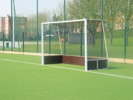 Paar competitieveldhockeydoelen