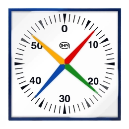 Horloge murale 4 aiguilles 