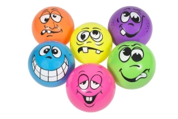 Lot de 6 ballons visages