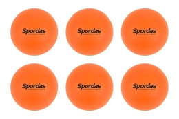 Lot de 6 balles de hockey scolaires