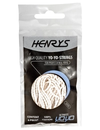 Paquet de 6 ficelles de rechange Henrys pour yo-yo