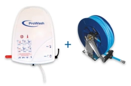 Hygiënecentrale 1 product + PVC-haspel + 15 m slang