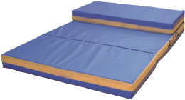 Matelas pliable en 3 parties