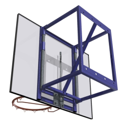 Verstelbaar wandbasketbaldoel