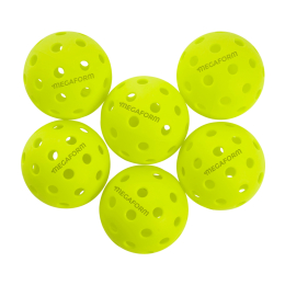 Lot de 6 balles de pickleball Megaform Outdoor