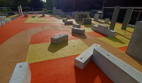 Modules de Parkour avec sol de sécurité