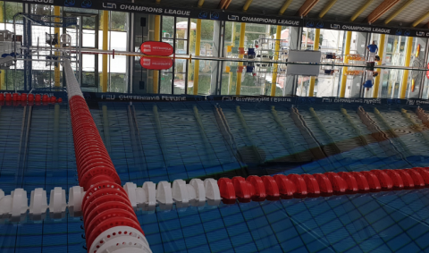 lignes de nage pour terrain de waterpolo